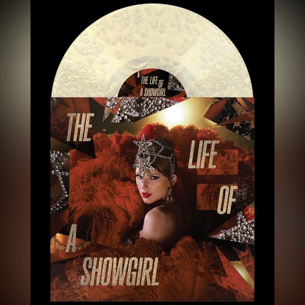 Showgirl Tiny Bubbles in Champagne Under Bright Lights Pearlescent Vinyl